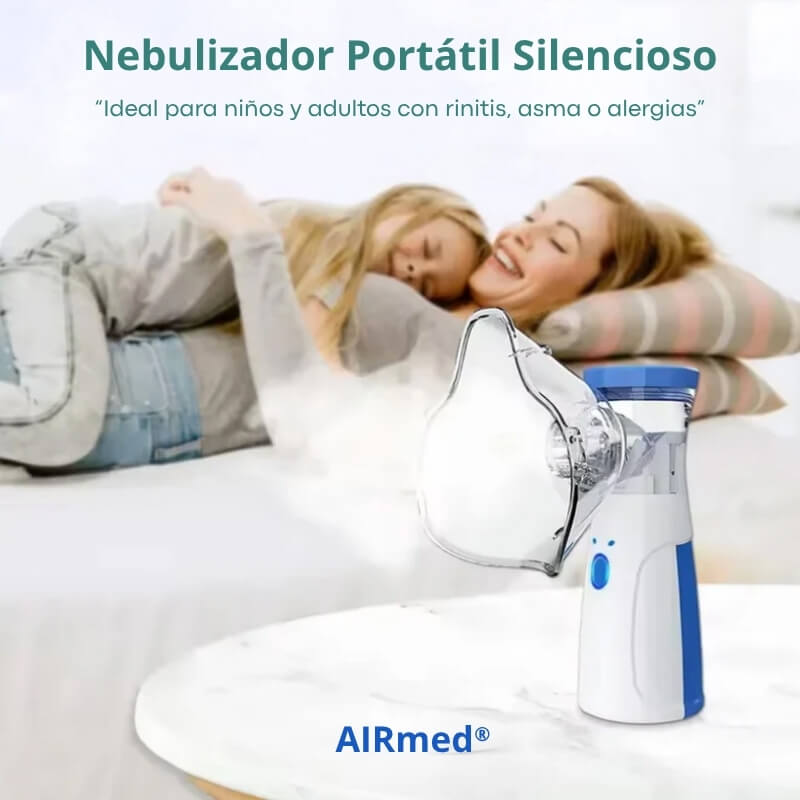 AIRmed® 2.0  NEBULIZADOR SILENCIOSO Y COMPACTO