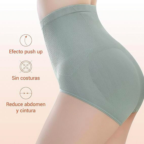 Pack de 3 Bragas Faja Moldeadora Push Up