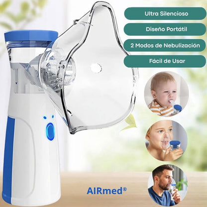 AIRmed® 2.0  NEBULIZADOR SILENCIOSO Y COMPACTO
