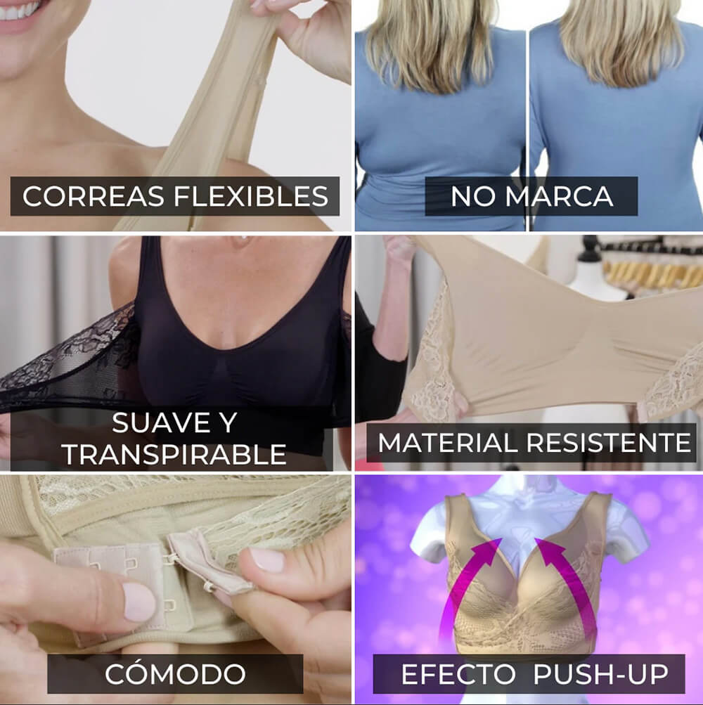 Sujetador Push up Comfortisse® - Pack de 3 Unidades