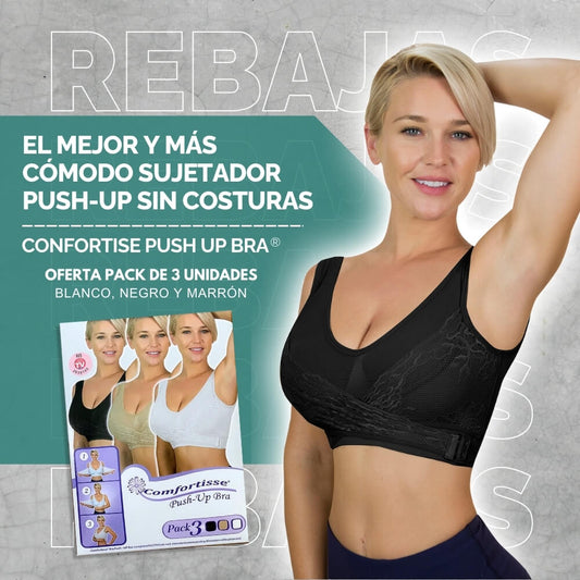 Sujetador Push up Comfortisse® - Pack de 3 Unidades